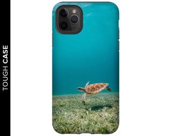 Sea Turtle Phone Case, Tortoise Phone Case, Save The Turtles, iPhone XS Phone Case, iPhone 11 Pro Case, iPhone 11 Pro Max Case, Galaxy S10