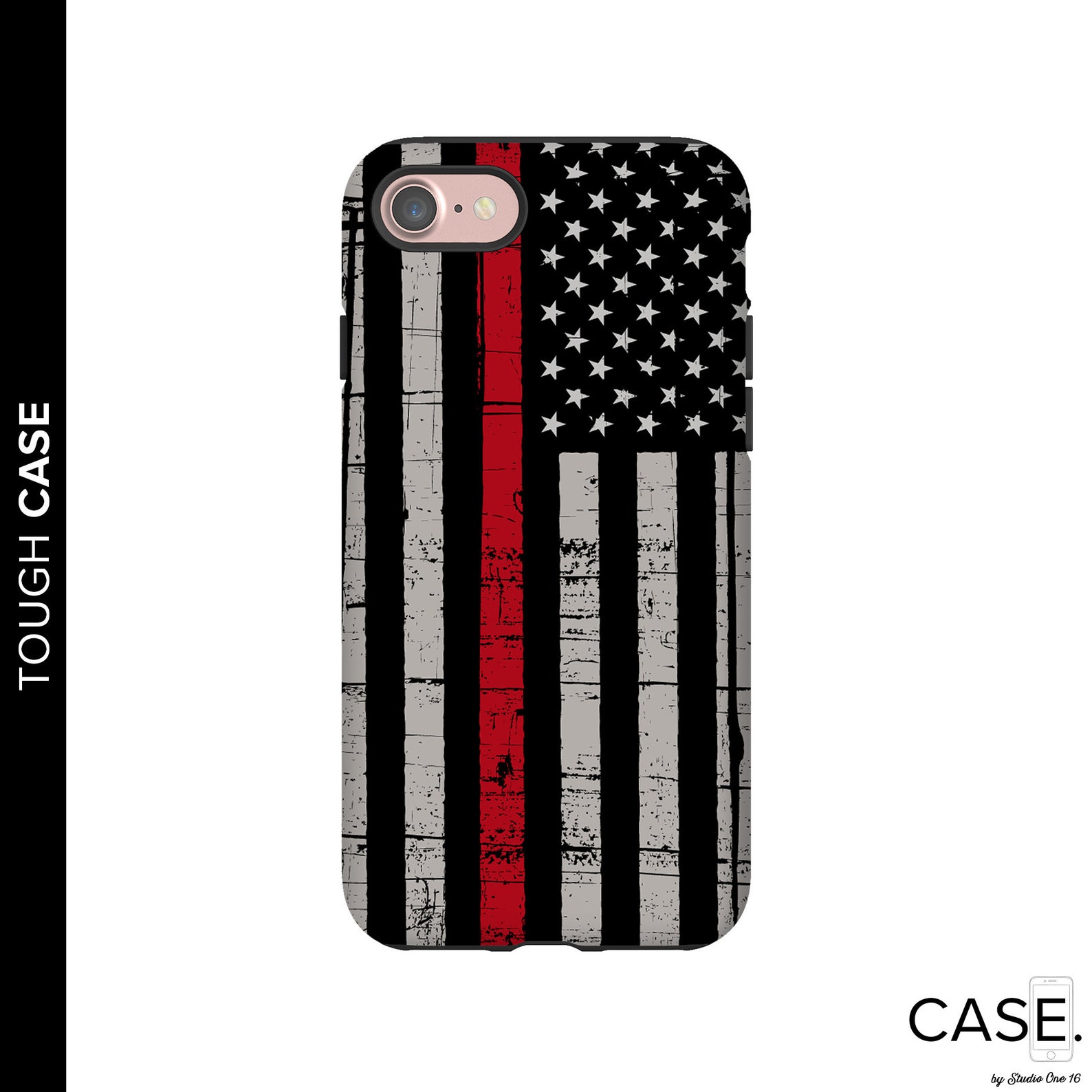 Thin Red Line Phone Case Firefighter Phone Case Iphone 8 Etsy