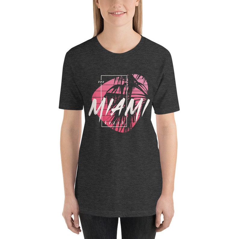 T-shirt Miami 305 Code Vintage Pour Homme Et Femme - Modèle Unisexe Neuf Avec étiquettes