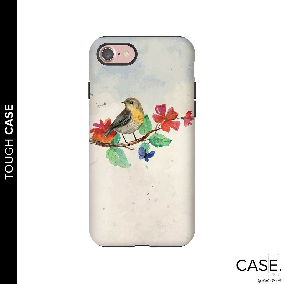 Bird Phone Case Bird in Tree Phone Case Iphone 7 Bird Case Etsy UK