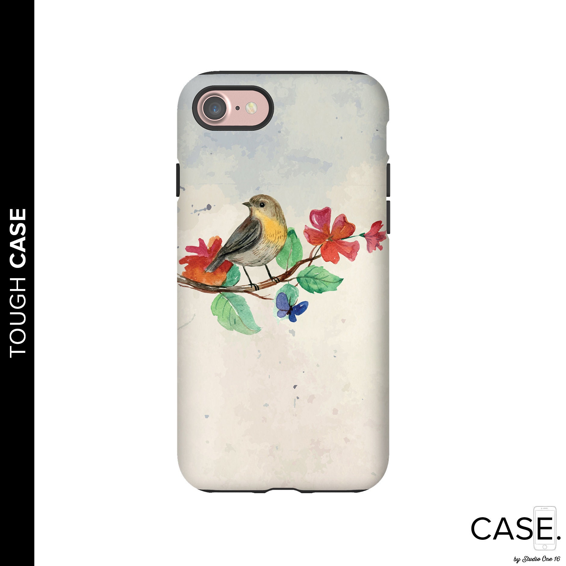 Bird Phone Case, Bird in Tree Phone Case, iPhone 7 Bird Case