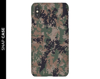 Woodland Camo Handyhülle, Camouflage Handyhülle, US Marines Hülle, US Marine Woodland, Samsung Handyhülle, Samsung Hülle, Camo iPhone X Hülle