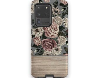 VINTAGE ROSES Galaxy Case for Samsung Galaxy S20, Galaxy S20 Ultra, Galaxy Note 20, Galaxy S20 Plus, Galaxy S10, Galaxy S9 Note 10 Galaxy S8