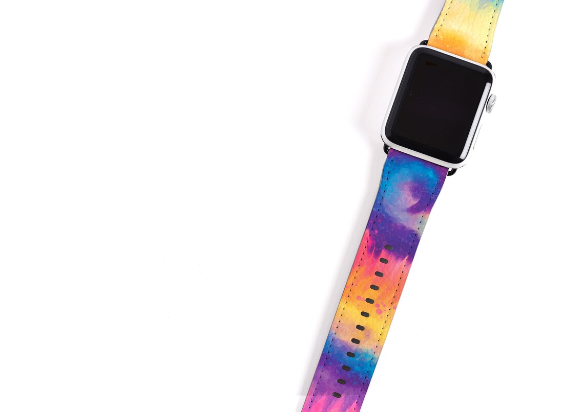 tie dye apple watch face