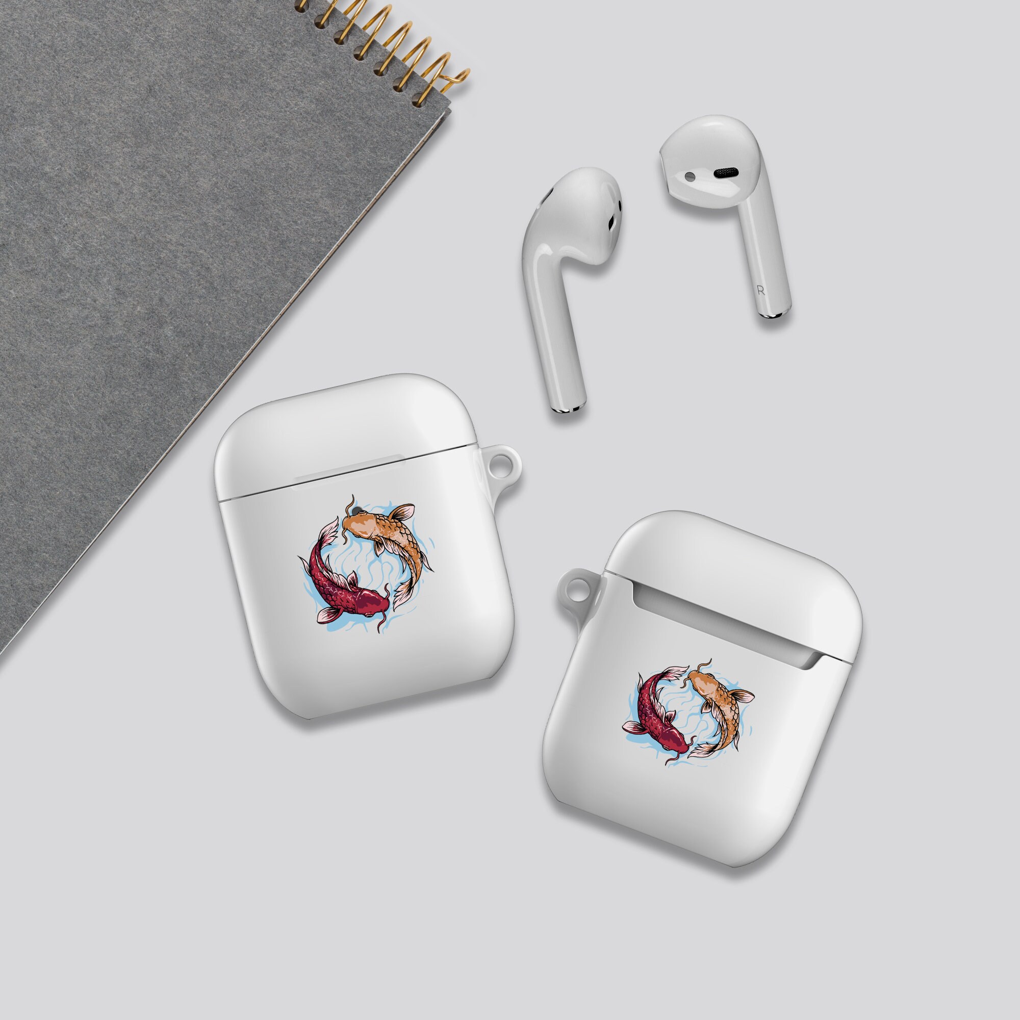 Japanese Koi Fish Airpod Case Airpods Case Air Pod Case Etsy