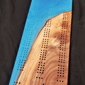 River Cribbage Board