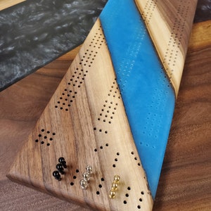 River Cribbage Board