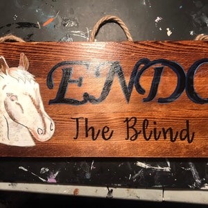 Custom Stall Sign