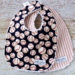 Baseball Baby Bib Etsy