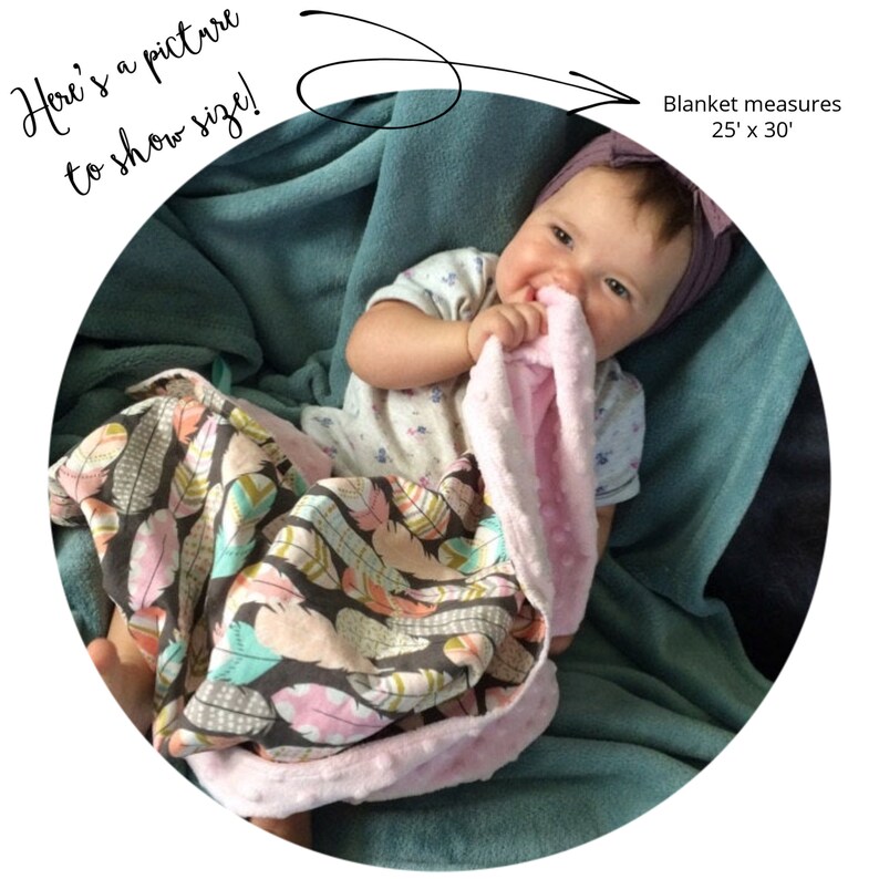 Floral Deer Skull Baby Blanket Bohemian Minky Blanket Girl Etsy