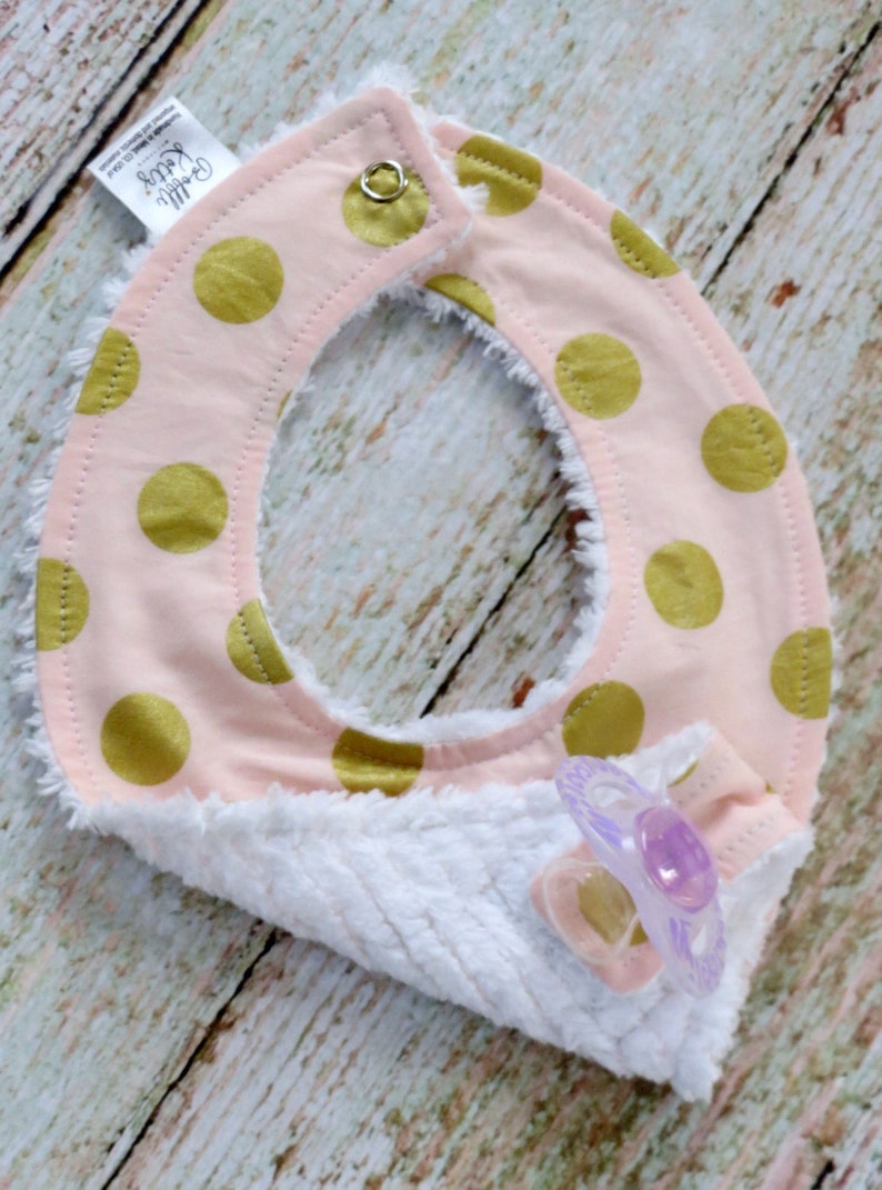 Baby Bibs Baby Girl Bibs Binkie Bibs Paci Clip Bibs Etsy