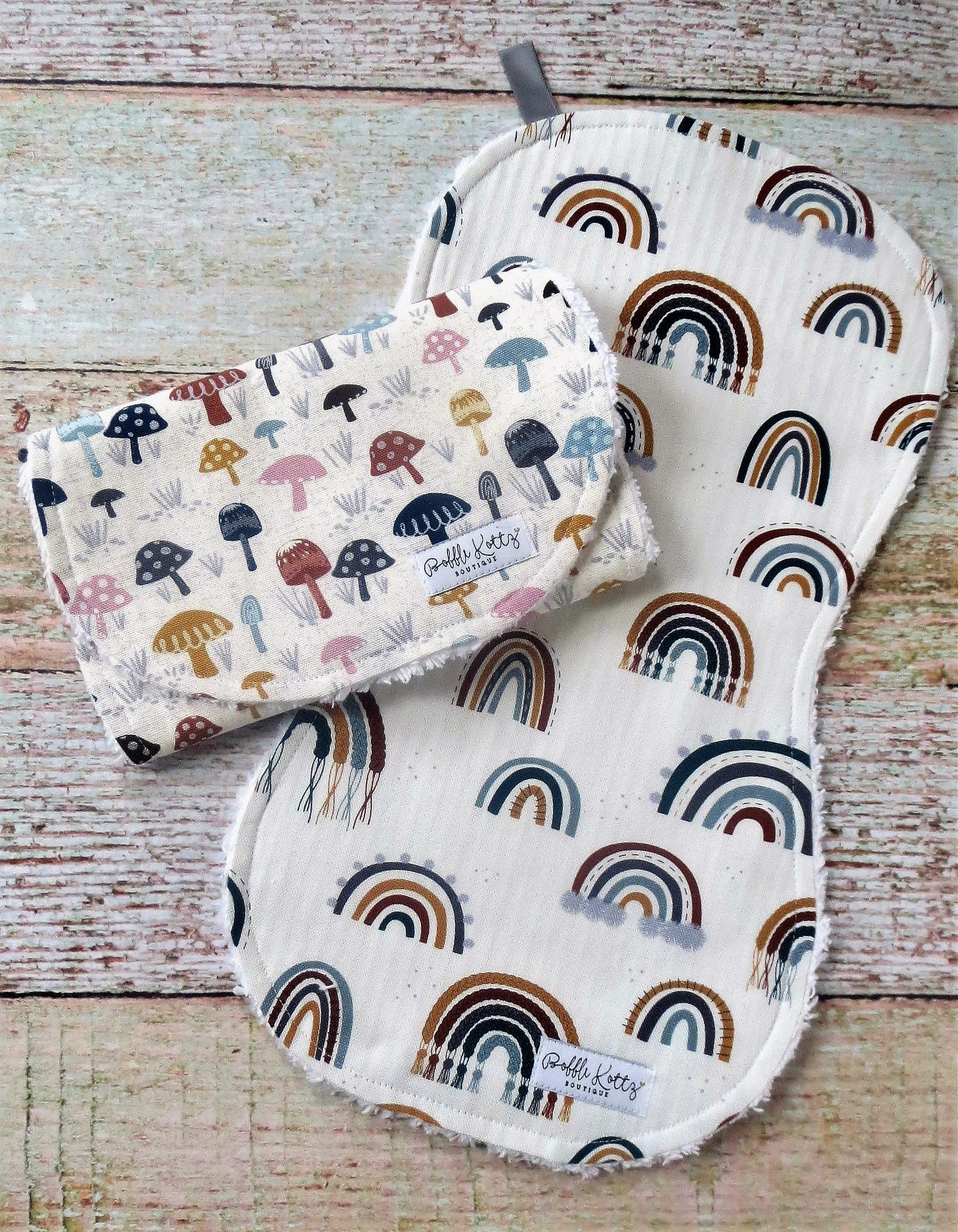 Burp Cloths Gender Neutral Burp Cloths Jewel Tone Burp Etsy