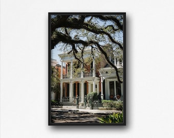 Digital Download. New Orleans Garden District Home. Nola Architecture. Travel Photo. Louisiana Art. Instant Download.