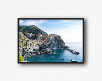 Digital Download. Manarola Photo. Nessun dorma, Cinque Terre, La Spezia, Liguria, Italy. Travel Photography. Instant Download.