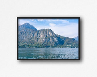 Digital Download. Lake Como Landscape. Griante, Lombardy, Lake Como. Italy Travel Photography. Instant Download.