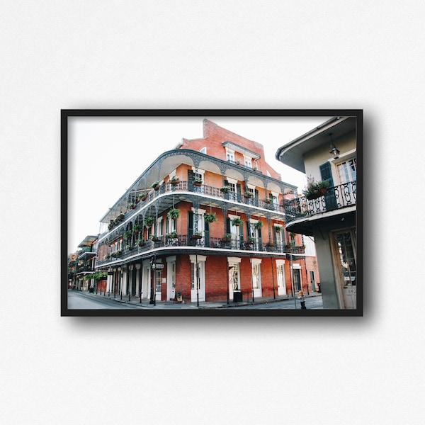 Digital Download. Royal Street. French Quarter Photo. French Architecture. New Orleans Travel Photo. Louisiana Art. Instant Download.