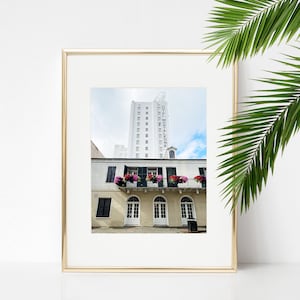 Hotel Monteleone Digital Download. French Quarter. Street Photo. Nola Architecture. New Orleans Travel Photo. Louisiana Art