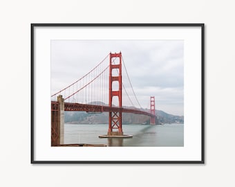 Digital Download. Golden Gate Bridge Photo. San Francisco Travel Photography. California Art. West Coast Printable Art. Instant Download.