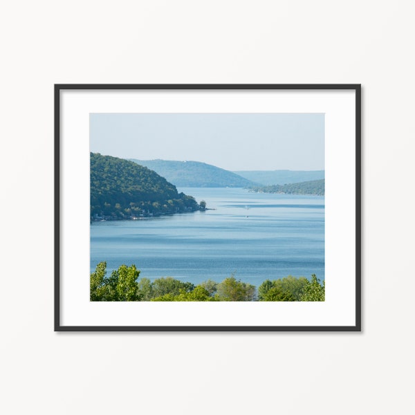 Digital Download. Keuka Lake Photo. Hammondsport, New York. Finger Lakes. Lake Photography. Landscape. Instant Download. Printable Art.