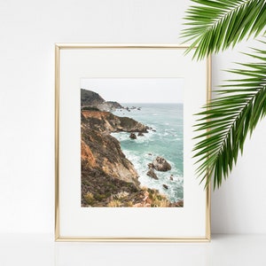 Digital Download. Big Sur Vertical Photo. California Art. Coastal Travel Photo. Pacific Ocean Art. Nature Printable Art. Instant Download.