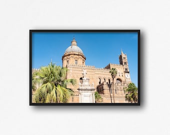 Digital Download. Palermo Cathedral Photo. Palermo, Sicily. Roman Catholic Church Architecture. Southern Italy Travel. Instant Download