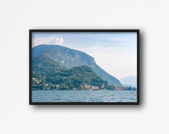 Digital Download. Varenna, Lecco, Lake Como Landscape. Lake Como Center. Italy Travel Photography. Instant Download.