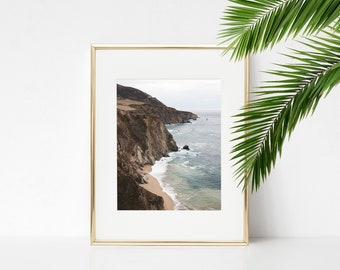 Digital Download. Big Sur Vertical Photo. California Art. Coastal Travel Photo. Pacific Ocean Art. Nature Printable Art. Instant Download.