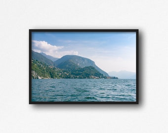 Digital Download. Varenna, Lecco, Lake Como Landscape. Lake Como Center. Italy Travel Photography. Instant Download.