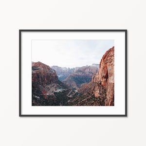 Zion Sunset Digital Download. Printable Art. Zion National Park. Utah Photo Download. USA National Parks Home Decor. Travel Hiking Photo