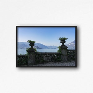 Digital Download. Villa Monastero, Varenna, Lecco, Lake Como. Italy Travel Photography. Architecture. Lake Como Garden. Instant Download.