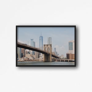 Digital Download. Brooklyn, New York. Brooklyn Bridge Photo. DUMBO. East River. New York City Print. NYC Travel Photo. Instant Download.