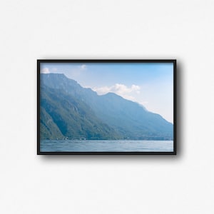 Digital Download. Seaplane on Lake Como. Italian Landscape. Varenna, Lecco, Lombardy. Italy Travel Photography. Instant Download.