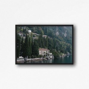 Digital Download. Villa Monastero, Varenna, Lecco, Lake Como. Italy Travel Photography. Architecture. Lake Como Garden. Instant Download.