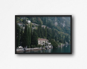 Digital Download. Villa Monastero, Varenna, Lecco, Lake Como. Italy Travel Photography. Architecture. Lake Como Garden. Instant Download.