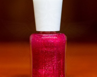 All That Glitters - Red Nail Polish - Ruby Red Nail Polish - Glitter Nail Polish - Nail Polish - Vegan Nail Polish - 5 Free - Ready to Ship