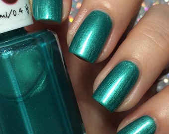 So Many Mermaids Nail Polish – Shimmering Blue Green, 5 Free Vegan