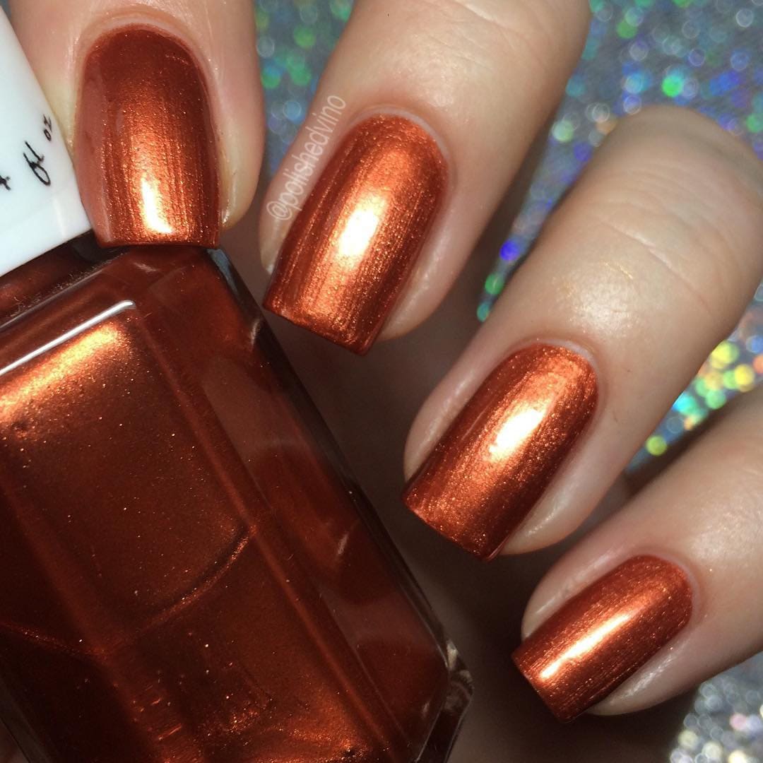 Buy Copper Reflective Glitter Nail Polish Orange Nail Polish Copper Nail  Polish Reflective Nail Polish 10 Free Nail Polish Online in India - Etsy