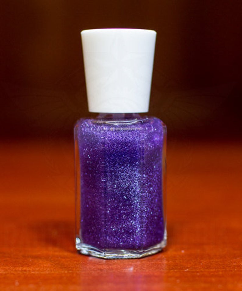 May Violets Purple Nail Polish Royal Purple Nail Polish Glitter Nail Polish Nail Polish Vegan Nail Polish 5 Free Ready to Ship image 1