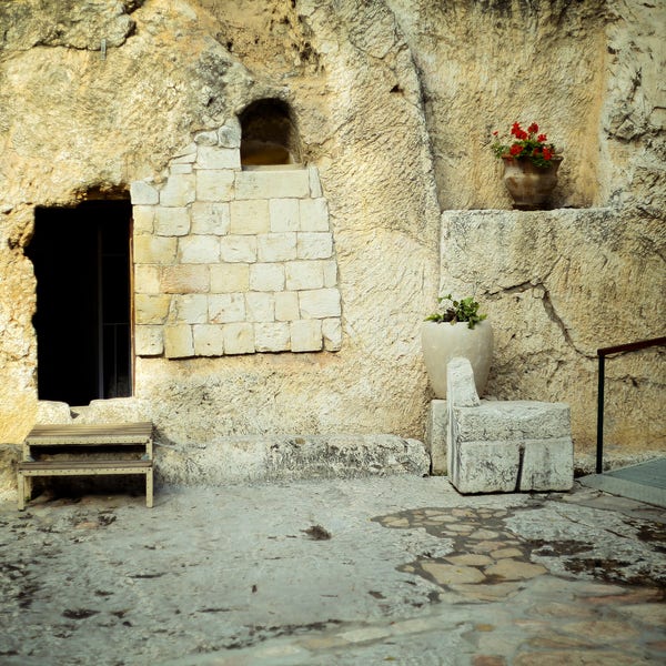 The Garden Tomb of Jesus Christ's Burial in Jerusalem, Israel