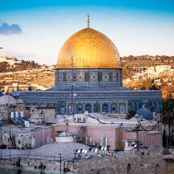 The Temple Mount Israel in the Old City of Jerusalem, Holy Land