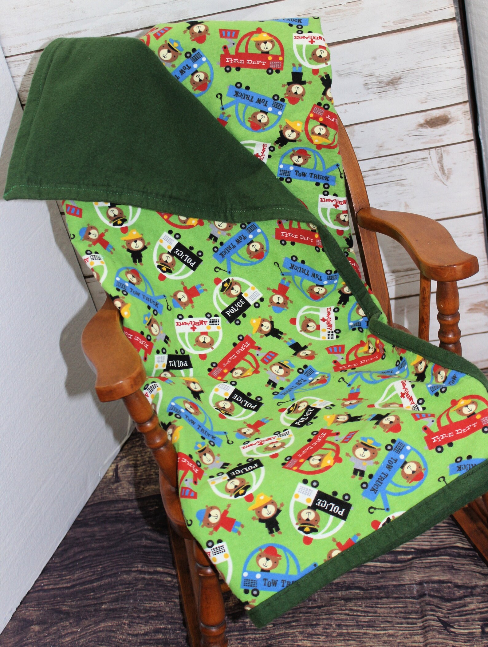 Rescue Vehicle Baby Blanket Receiving Blanket Transportation Etsy