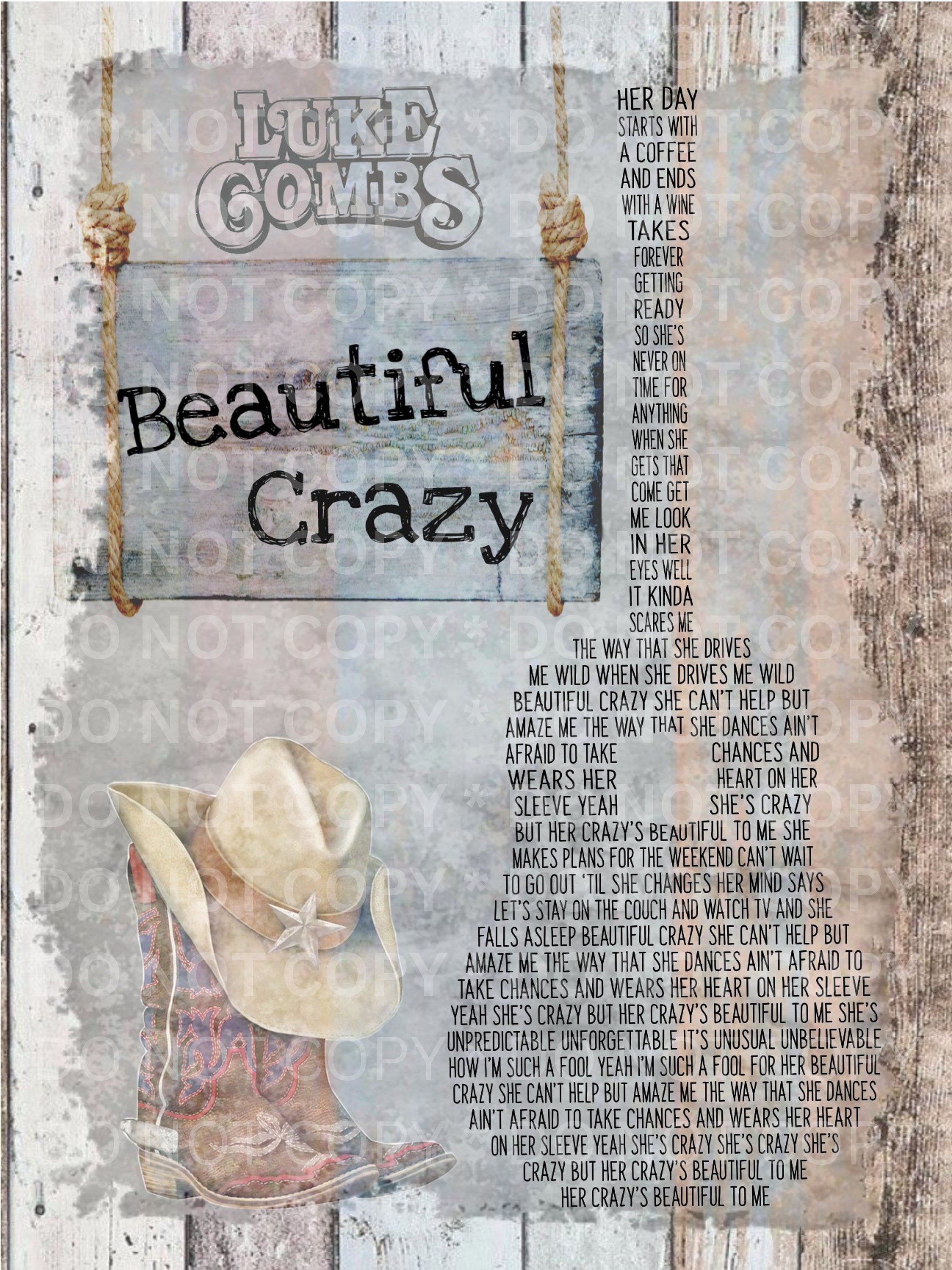 Luke combs beautiful crazy  Crazy lyrics, Country song quotes, Song  lyrics beautiful