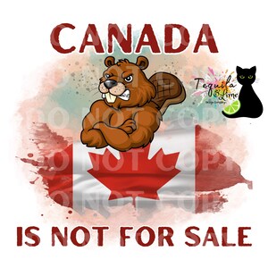 Canada is niet te koop PNG JPG, Canada png jpg, Proud to be Canadian png jpg, DTF-ontwerp, sublimatieontwerp, digitale download