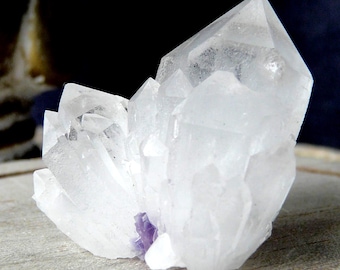 Cuarzo con fluorita púrpura: ejemplar excepcional, Rajastán, India