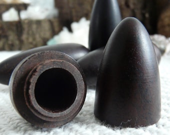 Caja de cápsula de madera: pequeña caja secreta hecha a mano • Almacenamiento para cristales / joyas / talismanes - aproximadamente 5 cm de alto