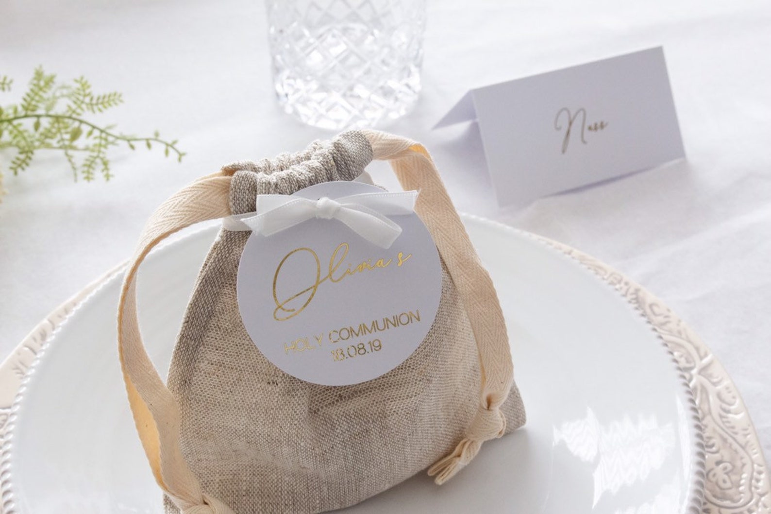 Personalised Round Tags x10 Pack. Gift and Favour Tags With | Etsy