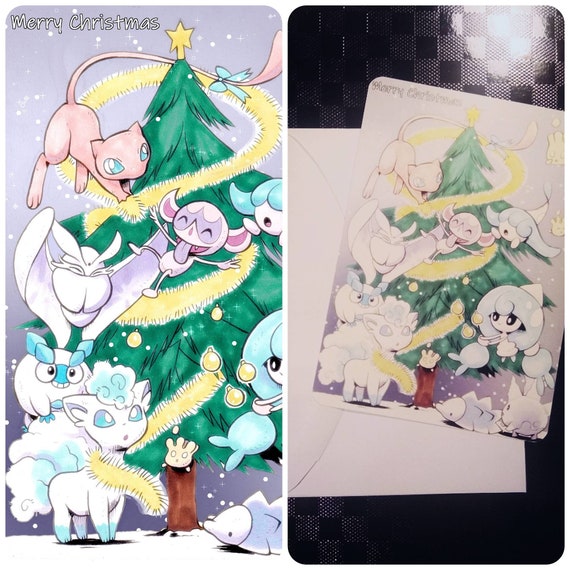 Pokémon Christmas Card Sword Shield