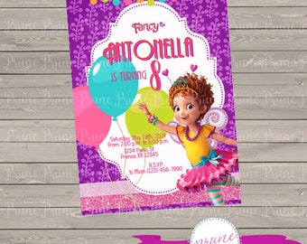 Fancy Nancy Invitation · Disney Junior · Personalized  · 4x6 · 5x7 · Printable · Fancy Nancy birthday party · DIY