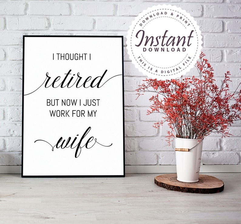 Retirement Funny Sign Retirement Sign Retirement Party | Etsy