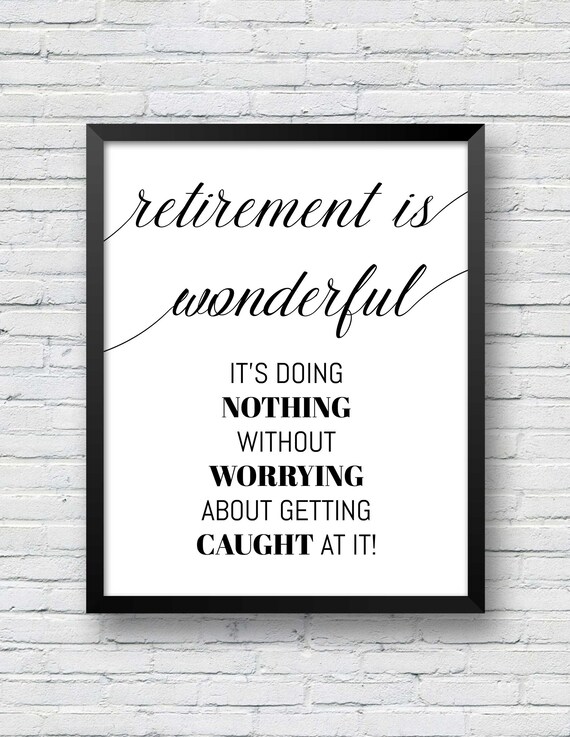 wonderful retirement sign retirement party retirement gift etsy